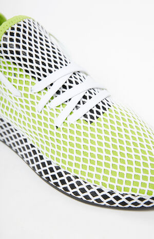 adidas Green/Black Deerupt Runner Shoes | PacSun | PacSun
