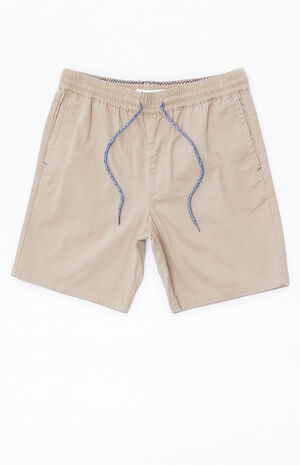 PacSun Twill Khaki Drawstring Shorts | PacSun