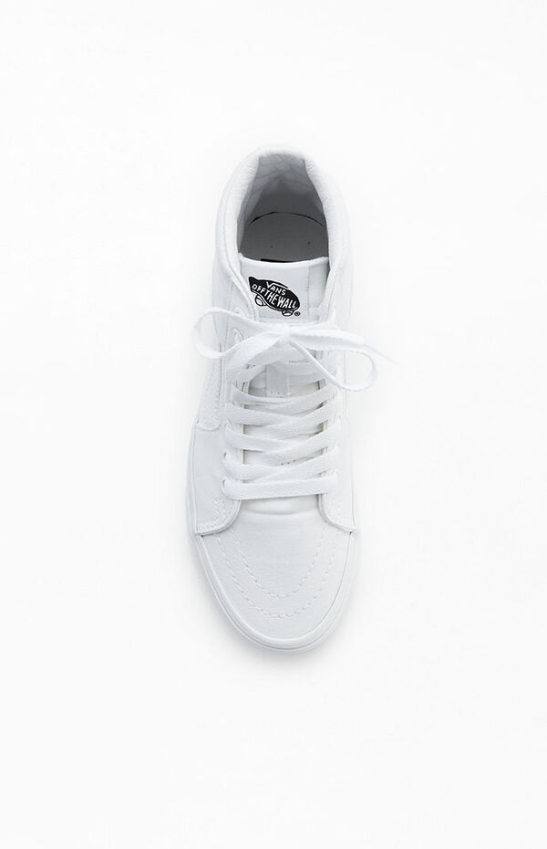 Vans Sk8-Hi White Shoes | PacSun