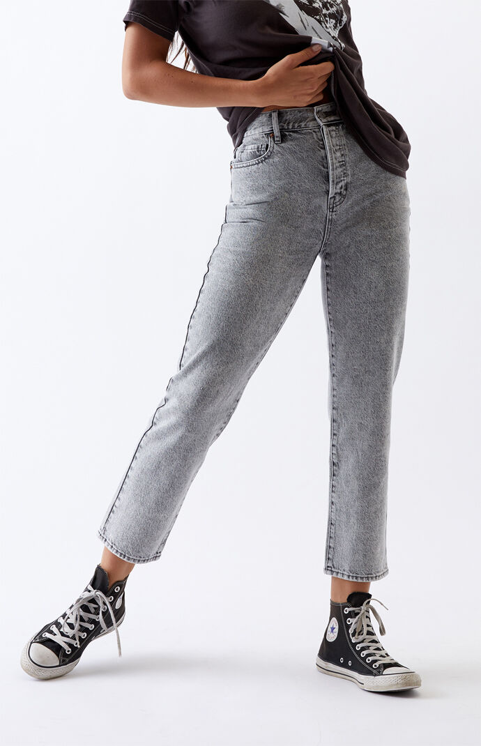 Women's Gray Straight Leg Jeans Shop, SAVE 42% - mpgc.net