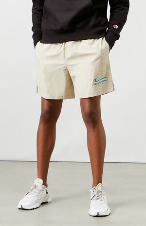 Champion Khaki Stacked Nylon Ripstop Shorts | PacSun