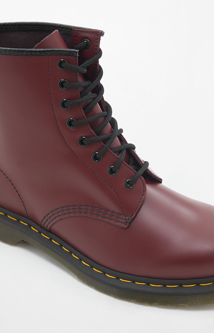 Dr Martens 1460 Smooth Leather Cherry Red Boots | PacSun