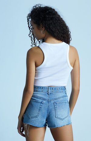 PacSun Belted Vintage High Waisted Denim Shorts | PacSun