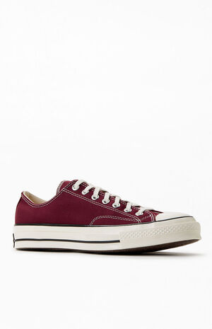 Converse Recycled Chuck 70 Burgundy OX Low Shoes | PacSun