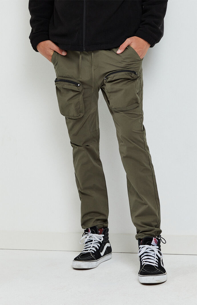 olive cargo jeans