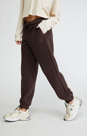adidas Adicolor Brown Polar Fleece Sweatpants | PacSun