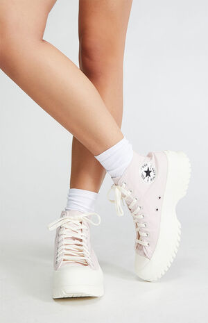 Converse Women's Pink Chuck Taylor All Star Lugged 2.0 High Top Sneakers |  PacSun