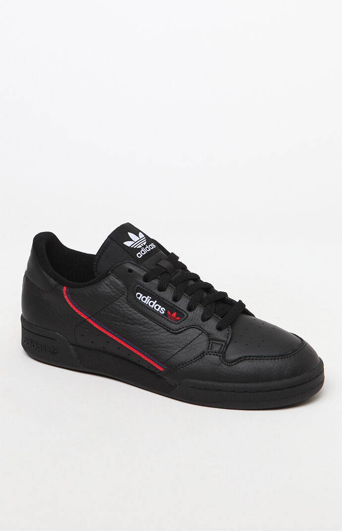 adidas continental black shoes