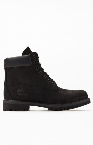 Timberland Black Premium Waterproof Leather Boots | PacSun