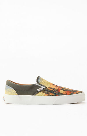 Vans Classic Slip-On Cactus Tapestry Shoes | PacSun