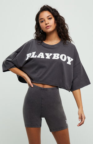 Playboy By PacSun Oversized Cropped T-Shirt | PacSun