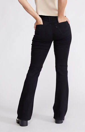 Levi's Soft Black 726 High Rise Flared Jeans | PacSun