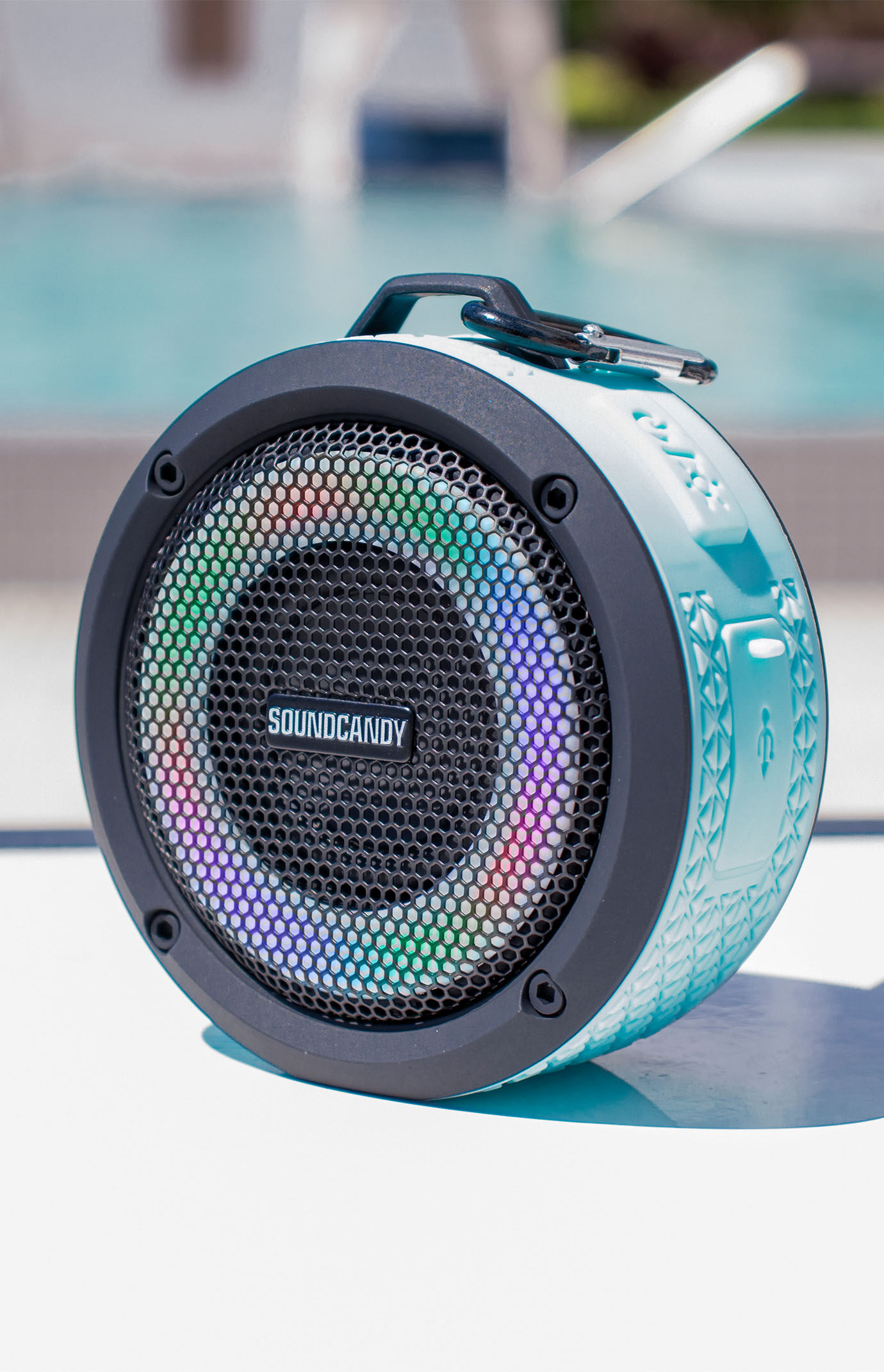 PoolCandy Aqua Splash 5.0 Waterproof Bluetooth Speaker