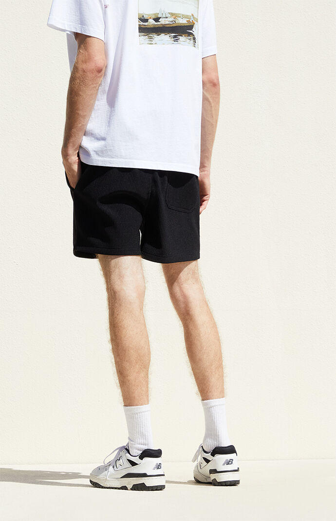 PacSun Black Ribbed Shorts