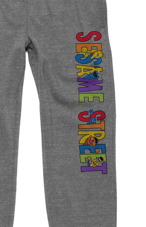 Bioworld Sesame Street Rainbow Logo Sweatpants | PacSun
