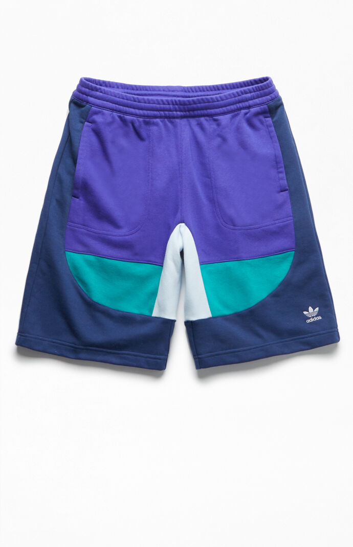 adidas Colorblock Sweat Shorts | PacSun