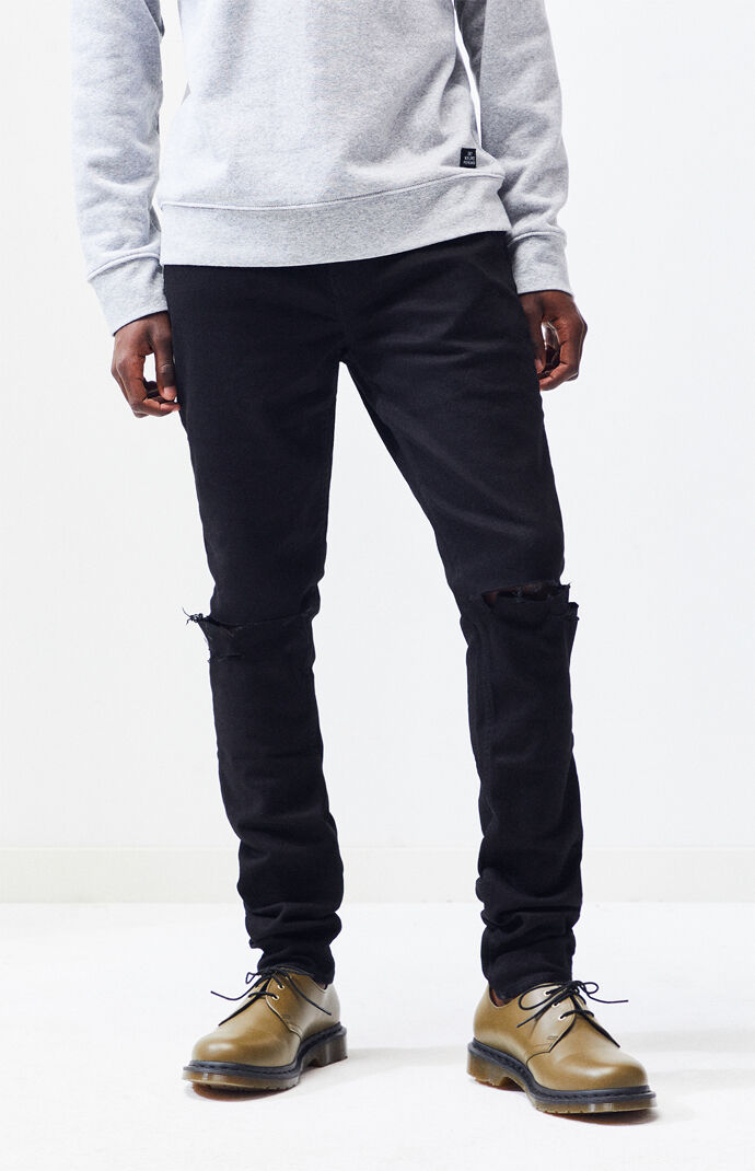 pacsun skinny stacked jeans