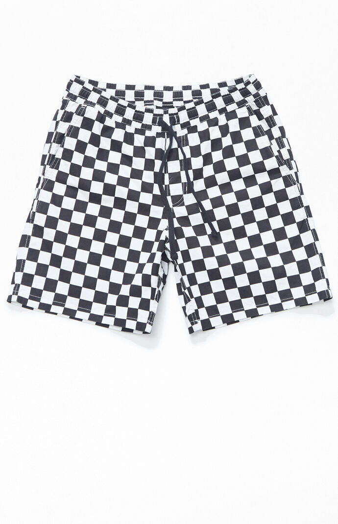 vans checkered shorts mens