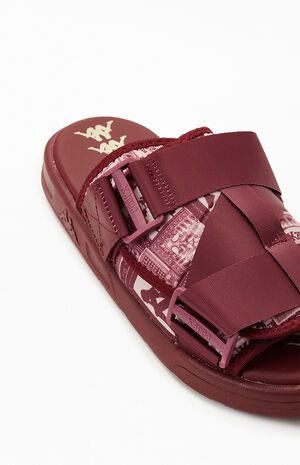 Kappa Burgundy Authentic Nuuk 1 Sandals | PacSun