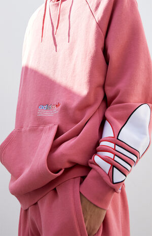 adidas Pink Tricolor Trefoil Hoodie | PacSun