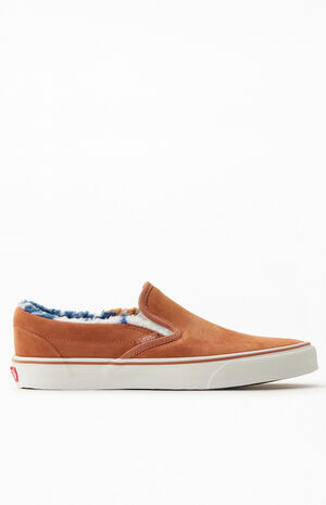 Vans Suede Sherpa Classic Slip-On Shoes | PacSun