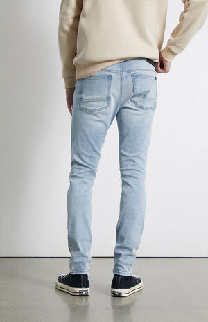 PacSun Eco Medium Indigo Ripped Skinny Jeans | PacSun