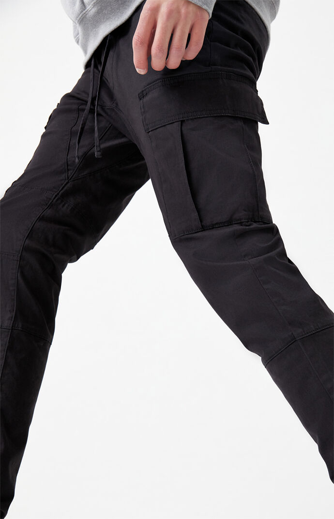 pacsun black zipper pants