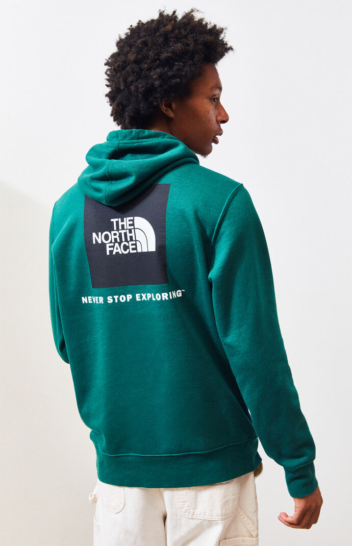 The North Face Green Red Box Pullover Hoodie | PacSun