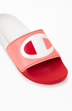 Champion Women's Red IPO Split Slide Sandals | PacSun