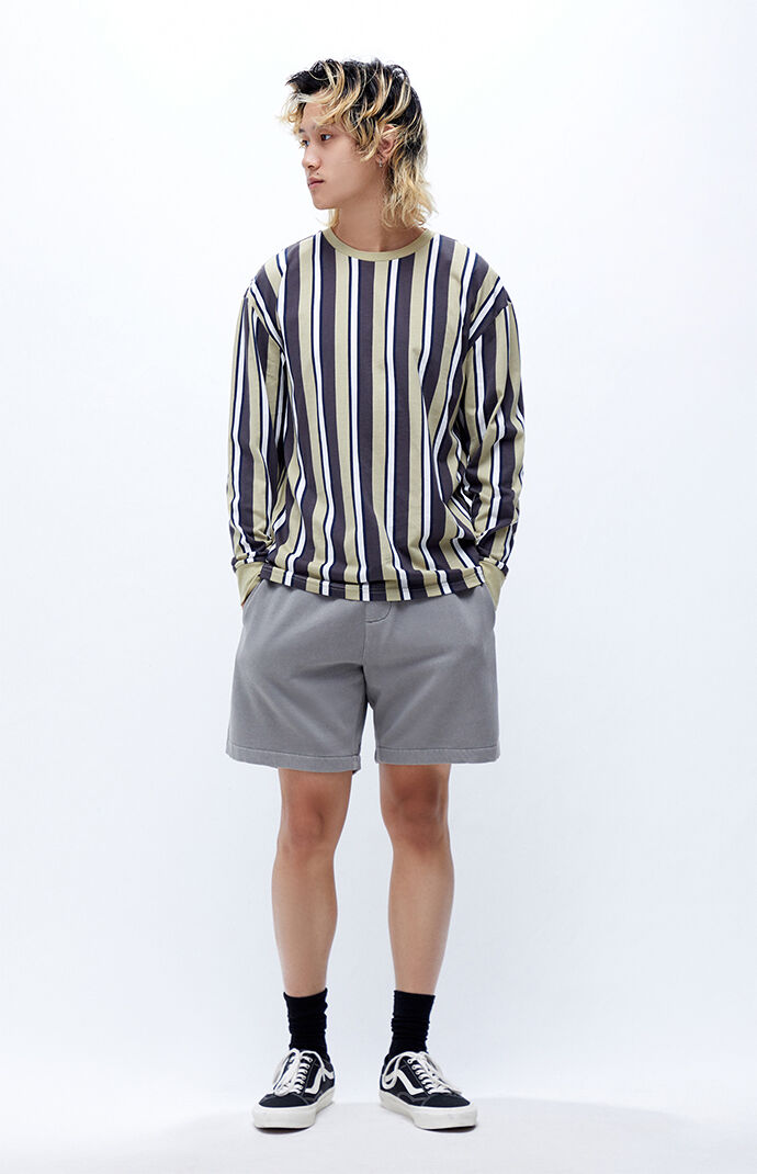 PacCares Eco Vertical Striped Long Sleeve T-Shirt | PacSun
