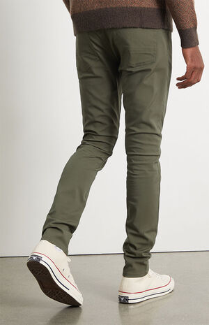 PacSun Olive Skinny Comfort Stretch Jeans | PacSun