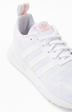 adidas Women's White Smooth Runner Sneakers | PacSun