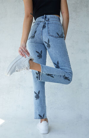 Playboy By PacSun Eco Bunny Dad Jeans | PacSun