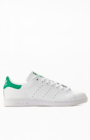 and Stå op i stedet Sind adidas White & Green Stan Smith Shoes | PacSun | PacSun