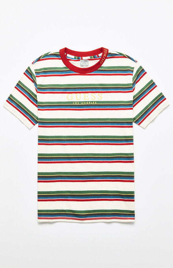 Guess Dylan Stripe T-Shirt | PacSun | PacSun