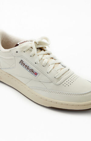 Reebok Cream & Brown Club C Vintage Shoes | PacSun
