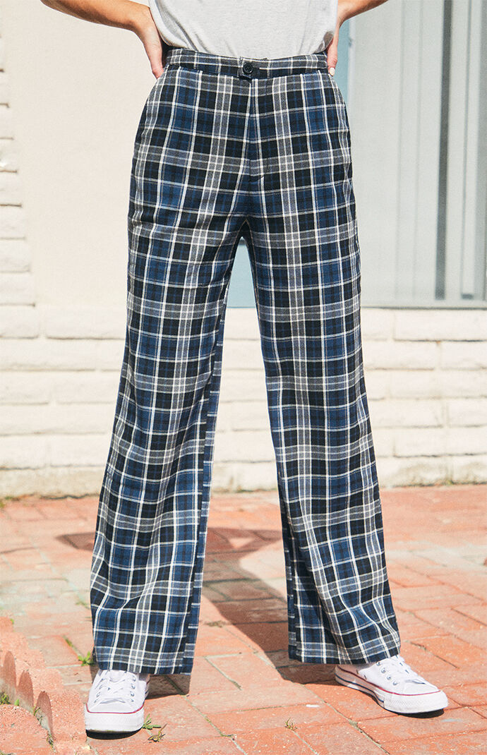 plaid joggers pacsun