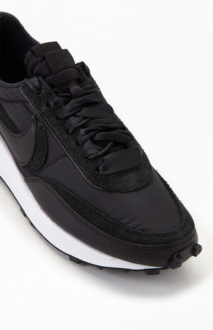Nike x Sacai Black Nylon LD Waffle Shoes | PacSun