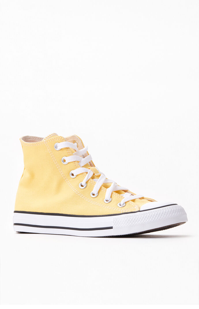 yellow high converse