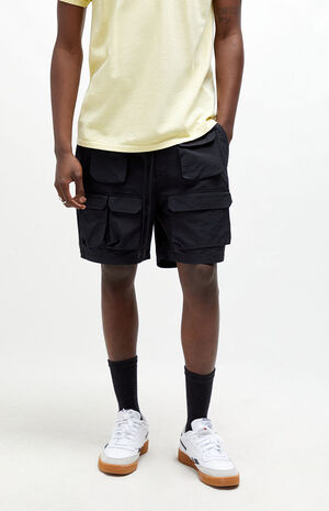 PacSun Black Cargo Nylon Shorts | PacSun