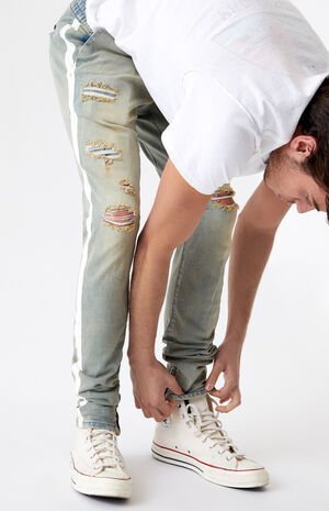 Side Stripe Drop Skinny Jogger Pants | PacSun | PacSun