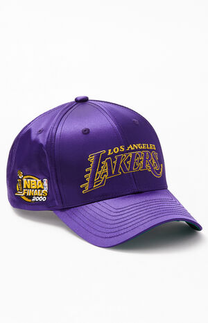 Mitchell & Ness Satin Los Angeles Lakers Snapback Hat | PacSun | PacSun