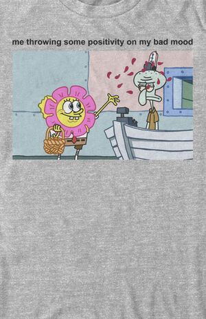 SpongeBob Positivity Meme T-Shirt | PacSun