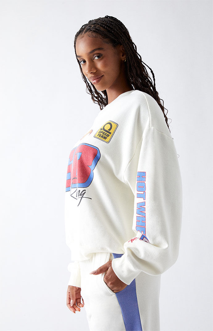 Hot Wheels Circuit Racing Crew Neck Sweatshirt | PacSun