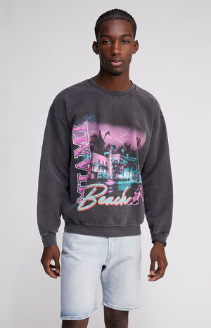 PacSun Miami Vintage Crew Neck Sweatshirt | PacSun