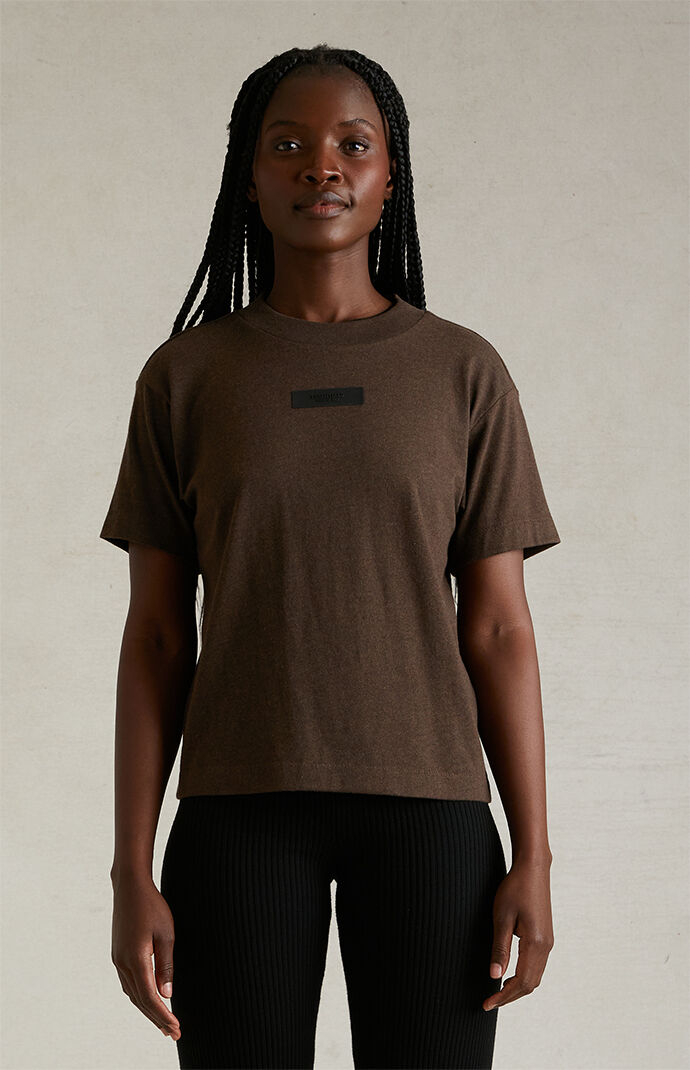 Fear of God Essentials Women's Heather Wood T-Shirt