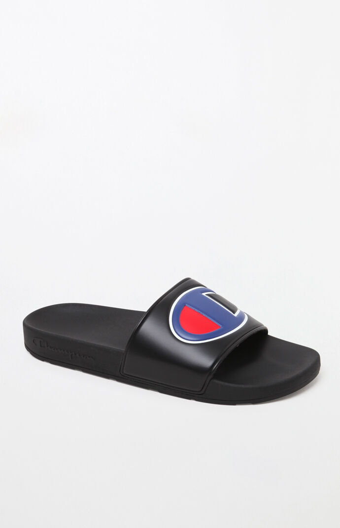 Champion IPO Black Slide Sandals | PacSun