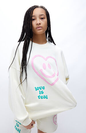 PacSun Love Is Real Boyfriend Sweatshirt | PacSun