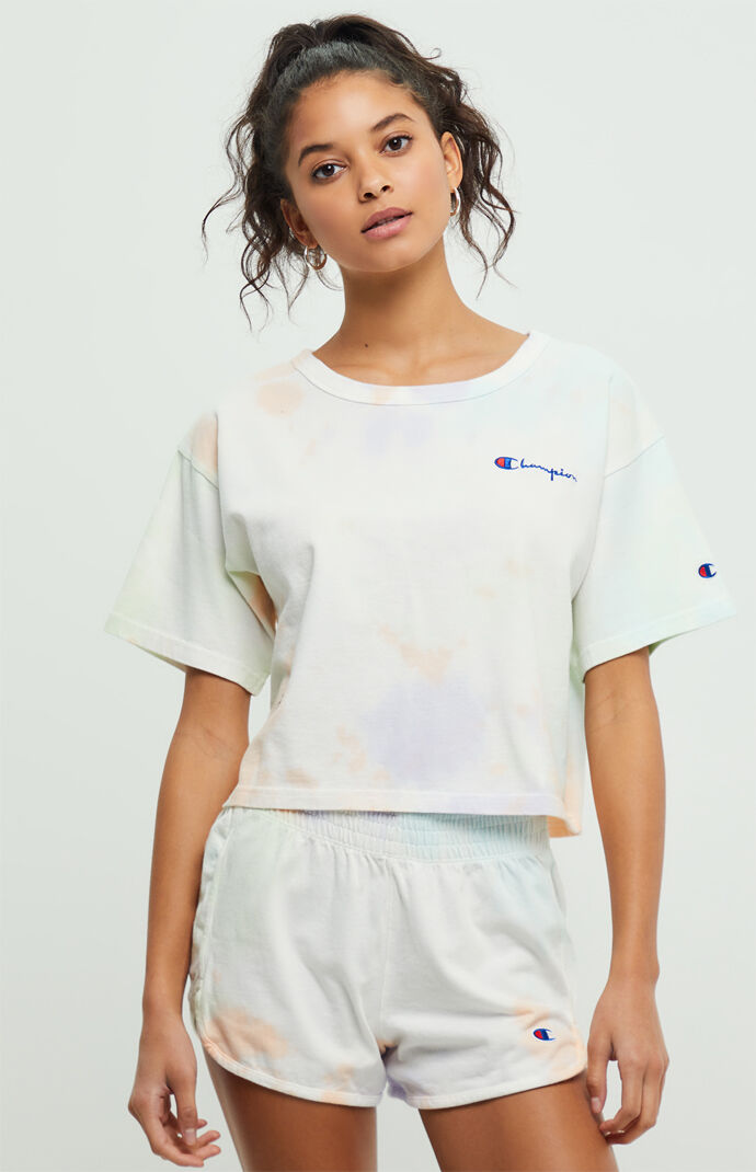 Champion Cloud Dye Cropped T-Shirt | PacSun