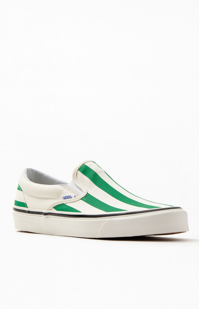 green and white vans